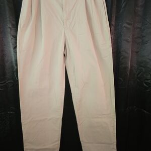 Vintage Polo Ralph Lauren Pleated Pants Men 32x33 Fit Beige 90s Chinos Trousers